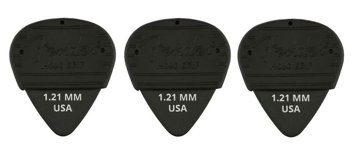 Fender  Mojo Grip picks, dura-tone delrin 1.21, 3-pack