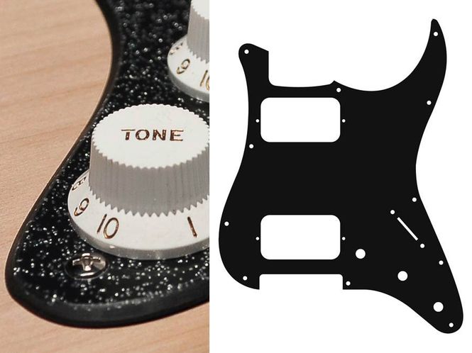 Hovedbilde Boston ST-233 Pickguard Strat - Sparkling Black