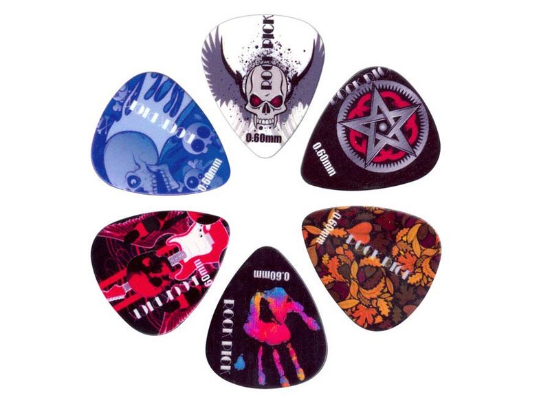 Boston BRP6-060 Rock Picks 0.60 mm (6-pack)