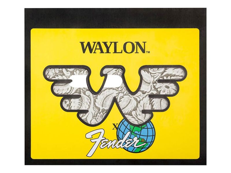 Fender  Waylon Jennings embossed leather pickguard, 5 screw