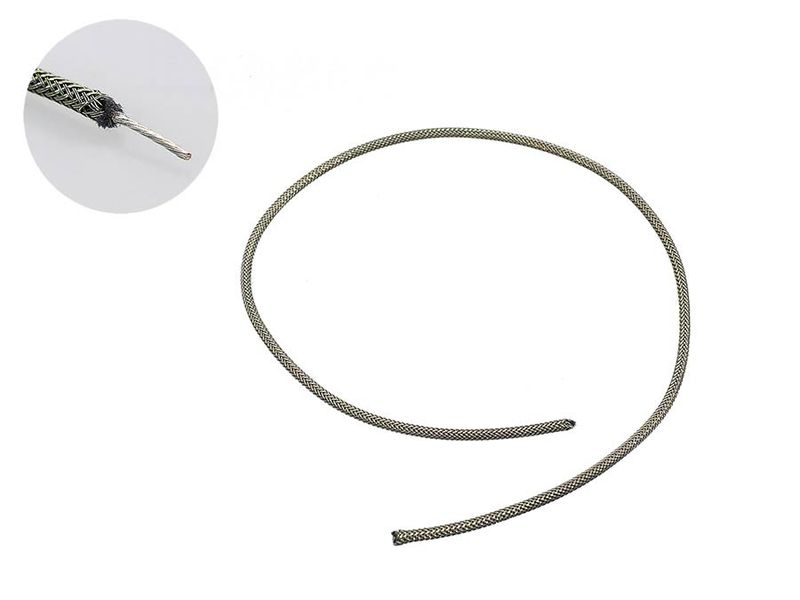Boston PBWS1 USA Made Cotton Braided Push Back Wire - 1 ft
