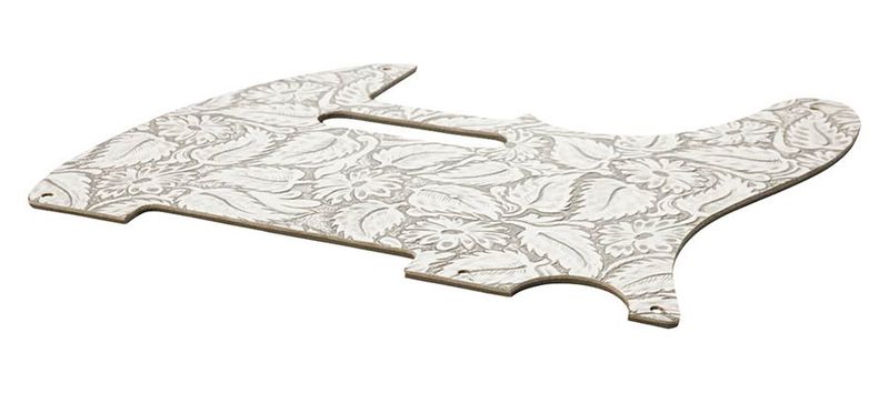 Fender  Waylon Jennings embossed leather pickguard, 5 screw