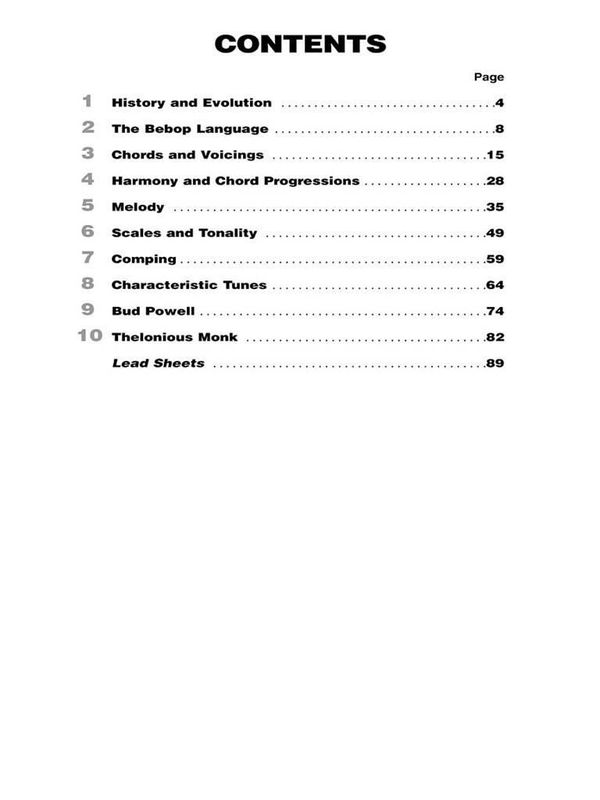 Bebop Jazz Piano - The Complete Guide