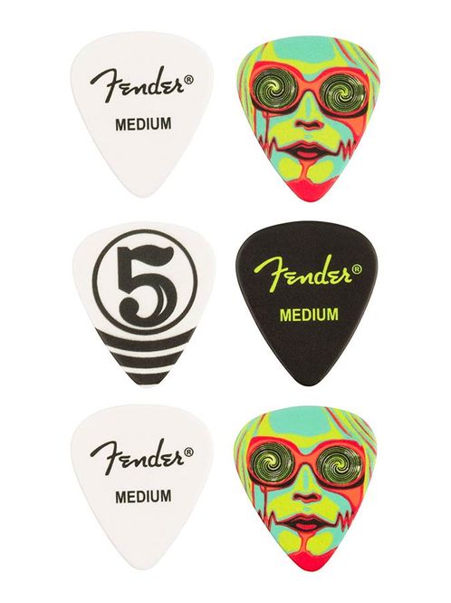Hovedbilde Fender  John 5 351 celluloid picks, 6-pack