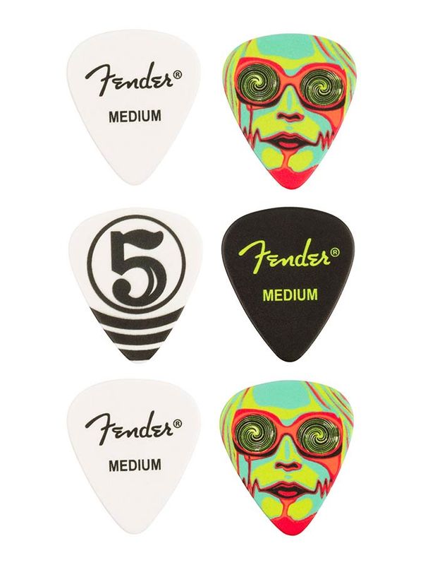 Fender  John 5 351 celluloid picks, 6-pack
