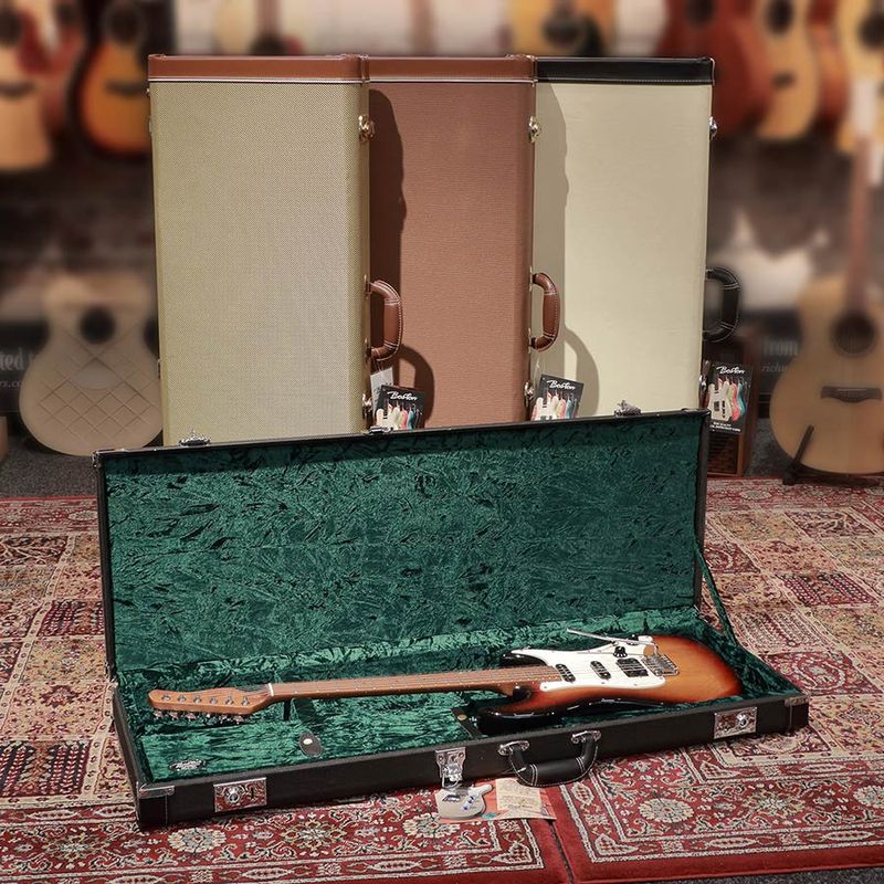 Boston DGC-ST California Series Hardcase Electric Guitar - Black Tolex