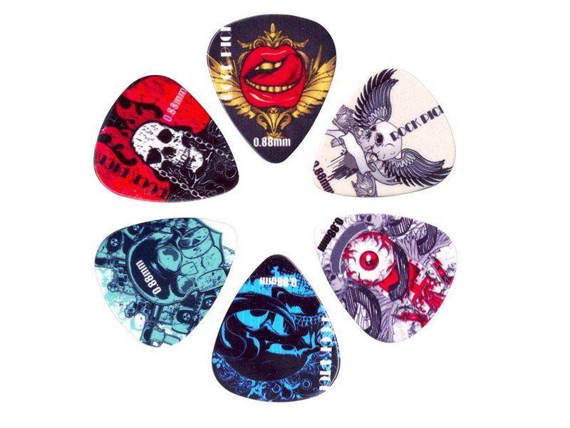 Boston BRP6-088 Rock Picks 0.88 mm (6-pack)