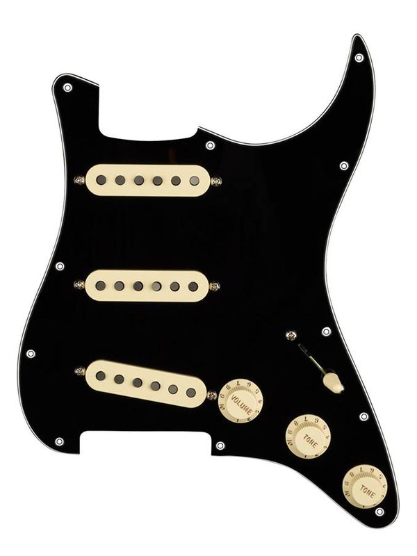 Fender Pre.Wi Strat PG Custom Shop Fat 50's SSS, 11 screw holes, black