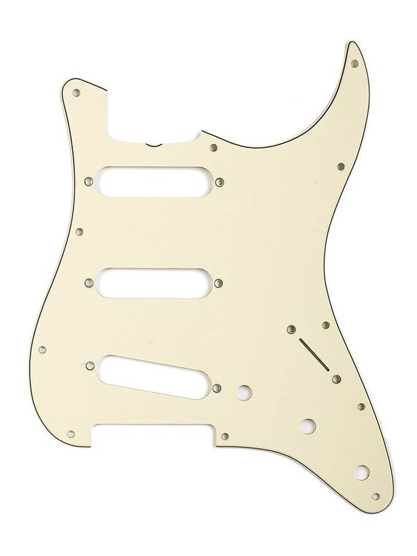 Fender GRP pickguard 62 Vintage Strat, SSS, 11 scr