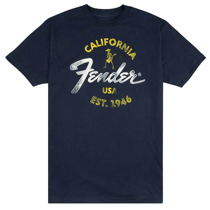 Fender  T-Shirts Baja Blue, blue, L