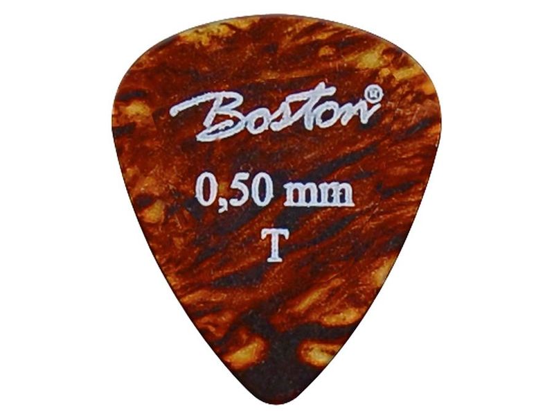Boston Celluloid Standard Teardrop Picks Tortoise 0.50 mm (24-p)