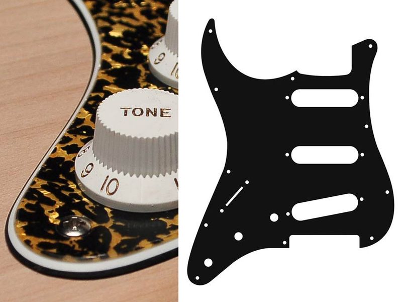 Boston SL-313 Pickguard Strat - Tiger Pearl (Lefthand)
