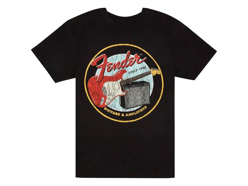 Fender  T-Shirts 1946 guitars & amplifiers, vintage black, M