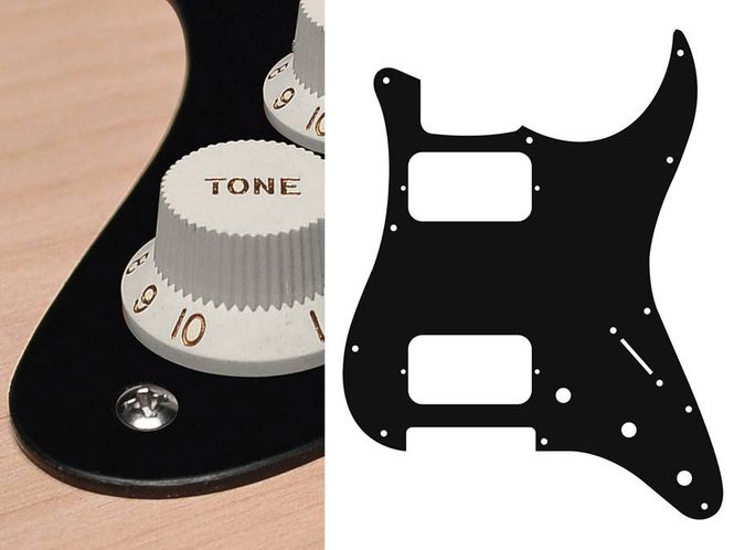 Hovedbilde Boston ST-133 Pickguard Strat - Black Mat