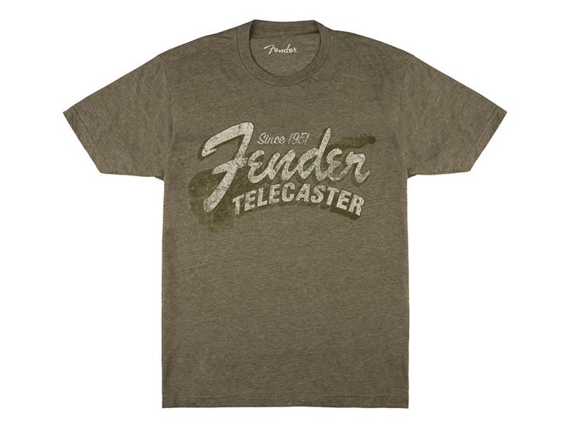 Fender Since 1951 Telecaster t-shirt, military heather green, M