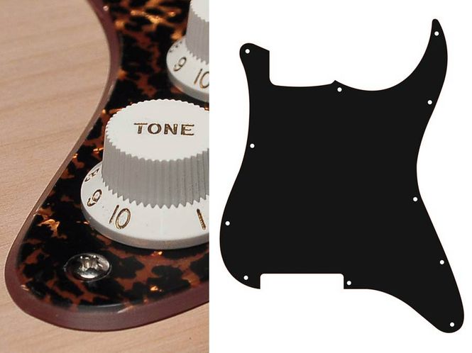 Hovedbilde Boston ST-200 Pickguard Strat - Tiger Brown Pearl