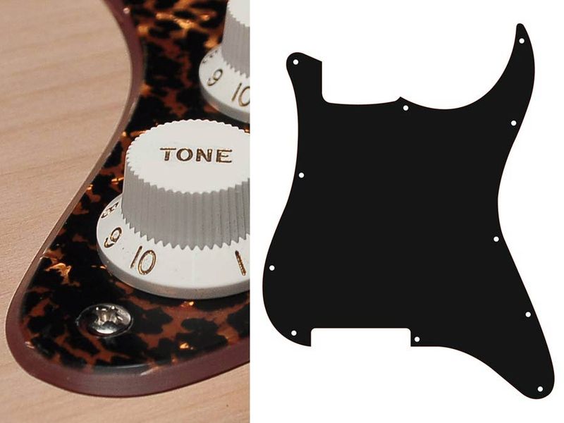 Boston ST-200 Pickguard Strat - Tiger Brown Pearl