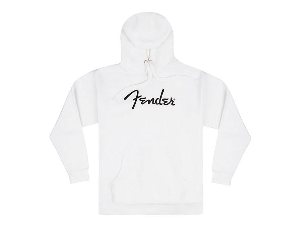 Fender  spaghetti logo hoodie, olympic white, XL