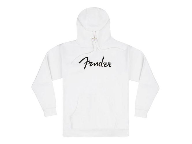 Hovedbilde Fender  spaghetti logo hoodie, olympic white, XL