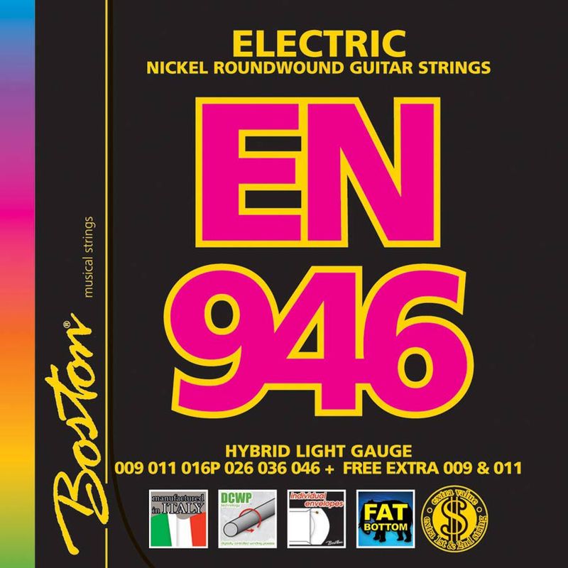 Boston EN-946 Electric Guitar Nickel Set 9-46