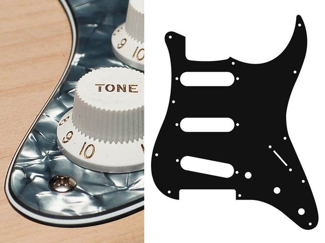 Hovedbilde Boston ST-413 Pickguard Strat - Pearl Black