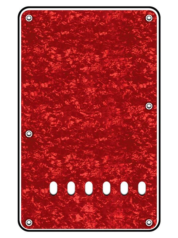 Boston BP-313 Strat Back Plate - Pearl Red
