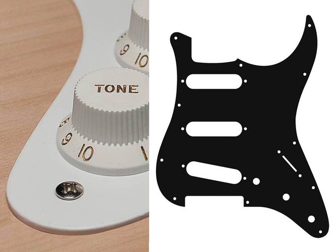 Hovedbilde Boston ST-113 Pickguard Strat - White