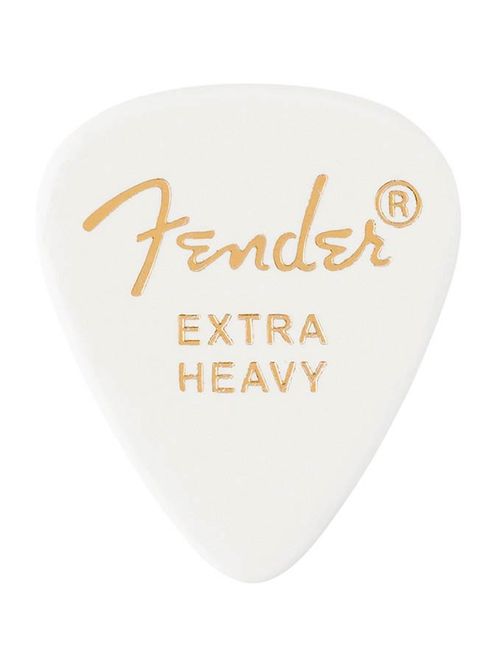 Hovedbilde Fender  351  premium picks, extra heavy, white, ...