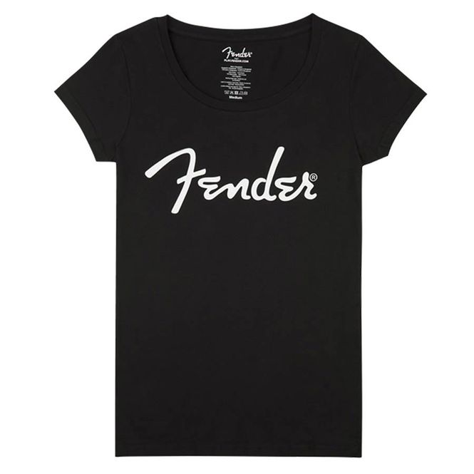 Hovedbilde Fender  T-Shirts spaghetti logo women's tee, ...