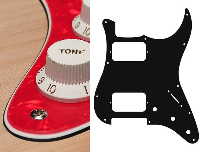 Hovedbilde Boston ST-333 Pickguard Strat - Pearl Red