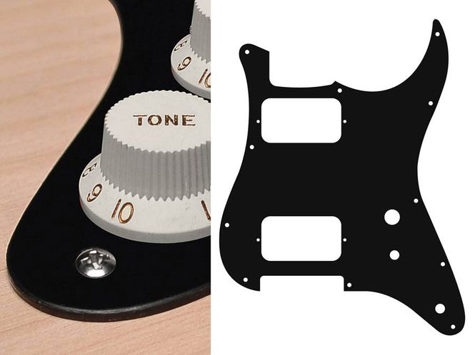 Hovedbilde Boston ST-131 Pickguard Strat - Black Mat