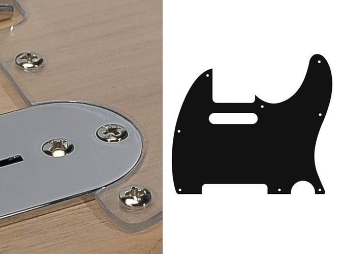 Hovedbilde Boston TE-110 Pickguard Tele - Transparent