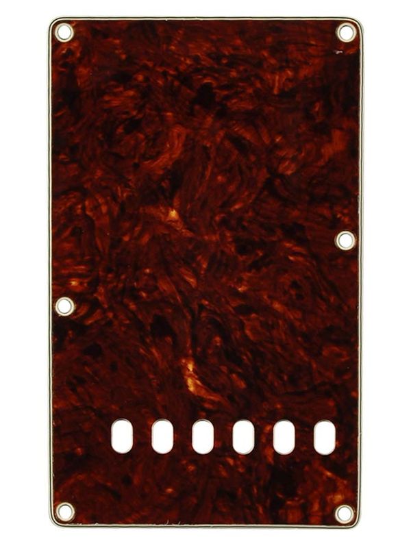 Boston BP-413 Strat Back Plate - Tortoise Intense