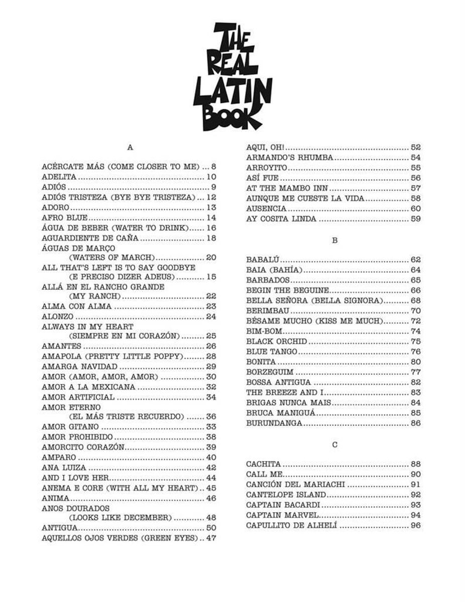 The Real Latin Book vol. 19