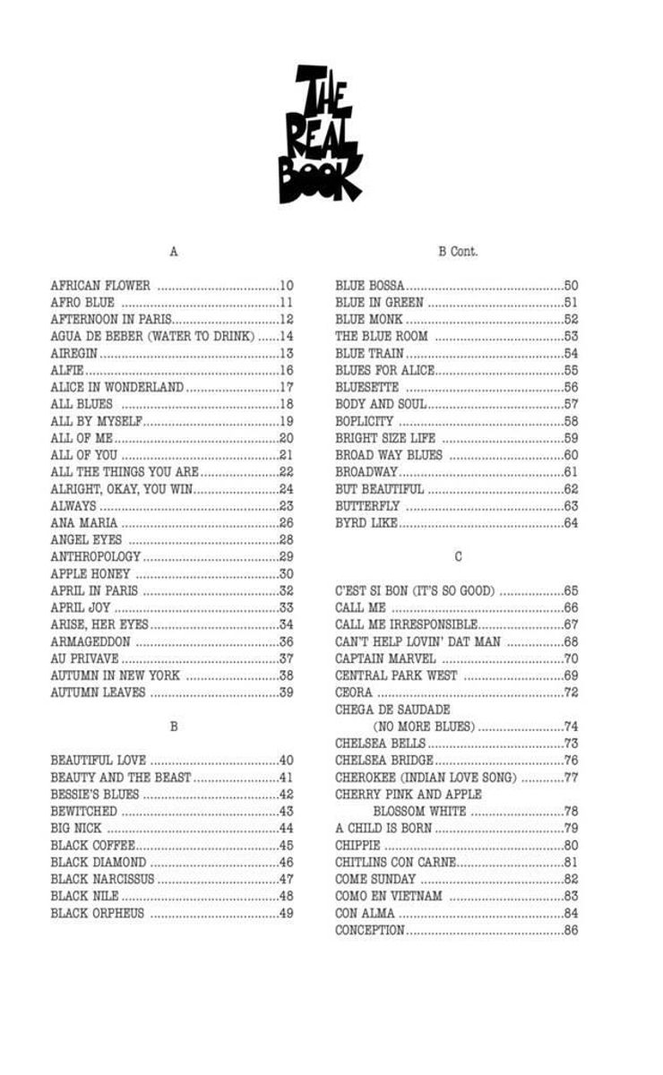The Real Book - Volume I - Mini Edition