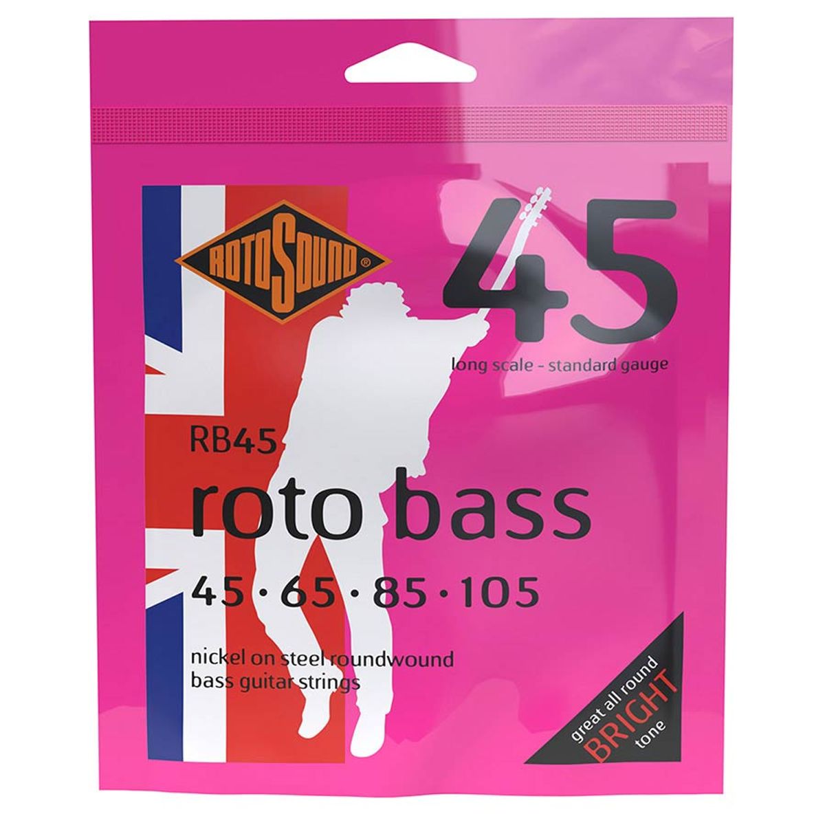 Rotosound RB45 Roto Bass - Nickel  45-105