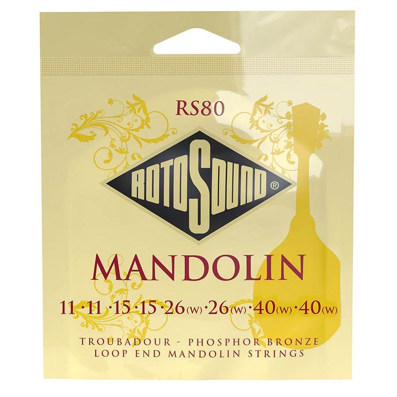 Rotosound RS80 Mandolin Set - Loop End