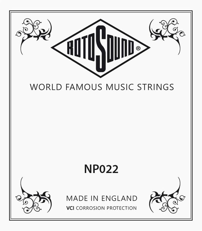 Rotosound NP022 Single String - Plain Steel
