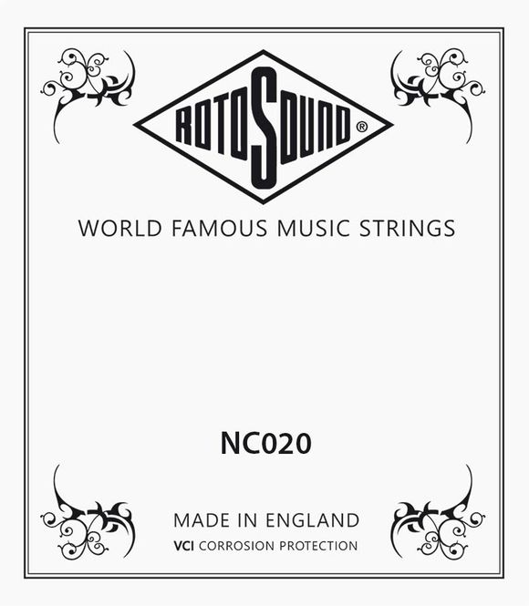 Hovedbilde Rotosound NC020 Single String - Nickel Wound