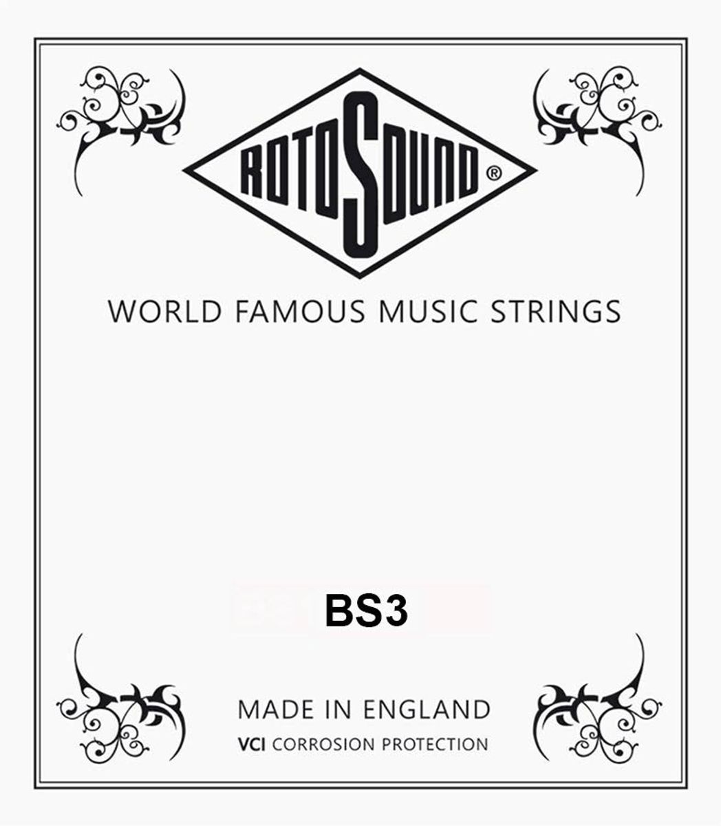 Rotosound BS3 Single String G-3 - Black Nylon