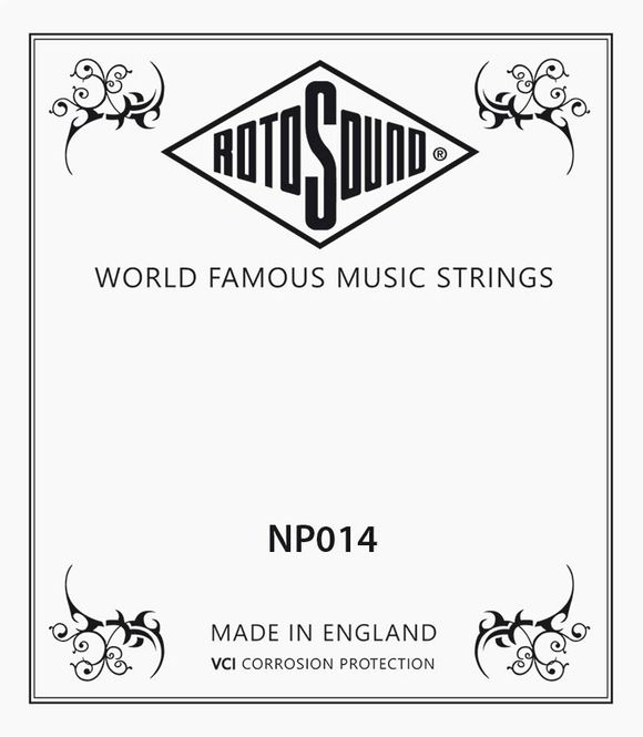 Hovedbilde Rotosound NP014 Single String - Plain Steel