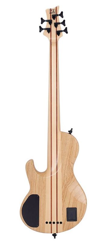 Sire F Series Marcus Miller swamp ash + poplar burl 5-str. active, natural satin, with hardcase
