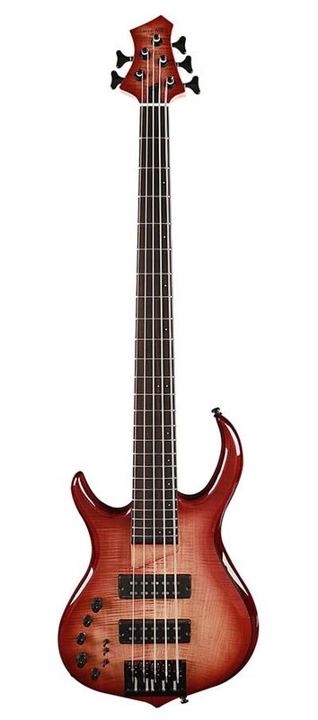Sire M7 2nd Gen Series Marcus Miller Lefty Alder + Solid Maple 5-string Bass Guitar Brown