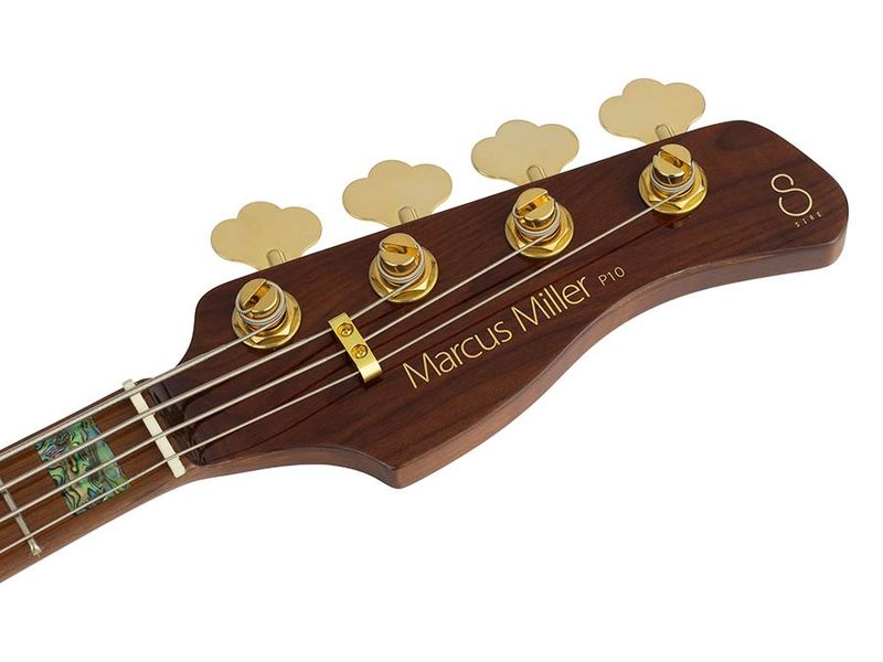 Sire P10 Series Marcus Miller swamp ash + flamed maple 4-string active bass guitar tobacco sunburst, with hard case