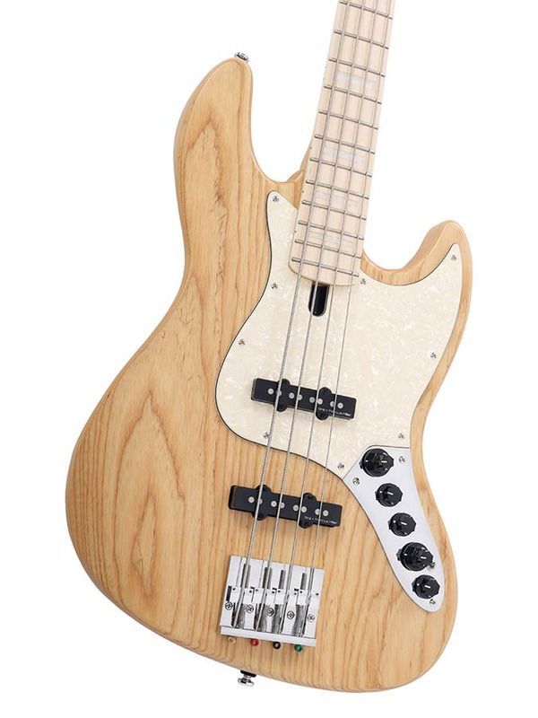 Sire V7 Series Marcus Miller swamp ash reissue 4-string active bass guitar, natural satin