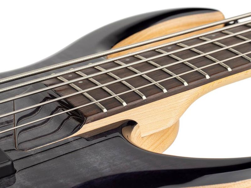 Sire M7 2nd Gen Series Marcus Miller Swamp Ash + Solid Maple 5-string Bass Guitar Transparent Black