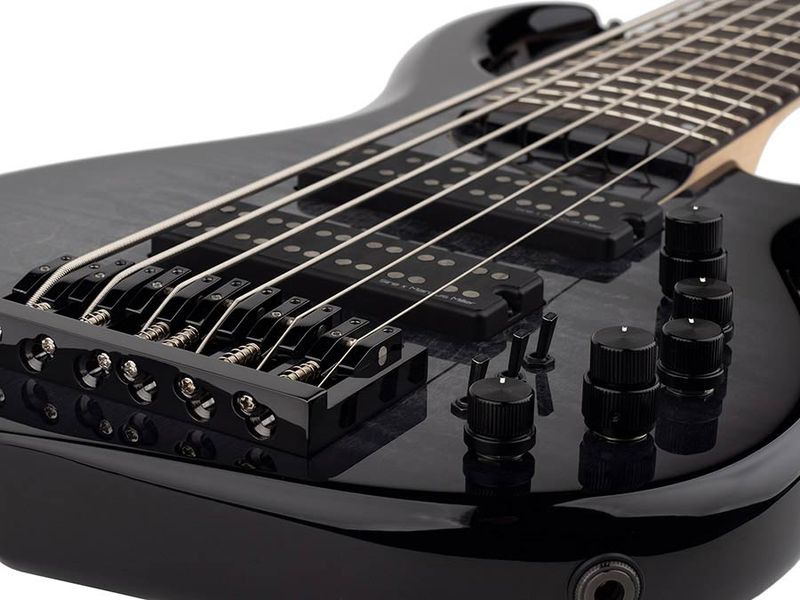 Sire M7 2nd Gen Series Marcus Miller Swamp Ash + Solid Maple 6-string Bass Guitar Transparent Black
