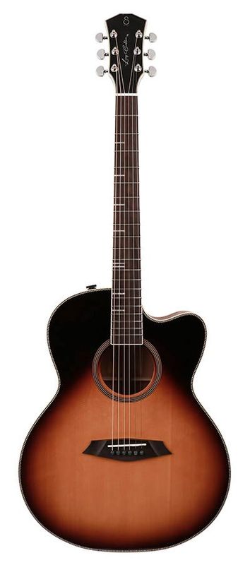 Sire A4 Series Larry Carlton Acoustic Grand Auditorium Guitar - Solid Top and Back (Roasted Top) with SIB electronics - Sunburst