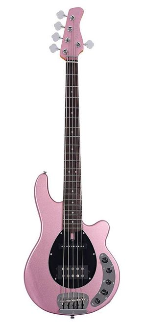 Hovedbilde Sire Z Series Marcus Miller mahogany 5-string active bass guitar, burgundy