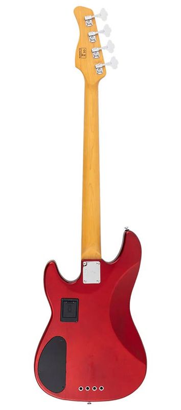 Sire P6 4/CAR mahogany+ash top 4-string active bass guitar candy apple red